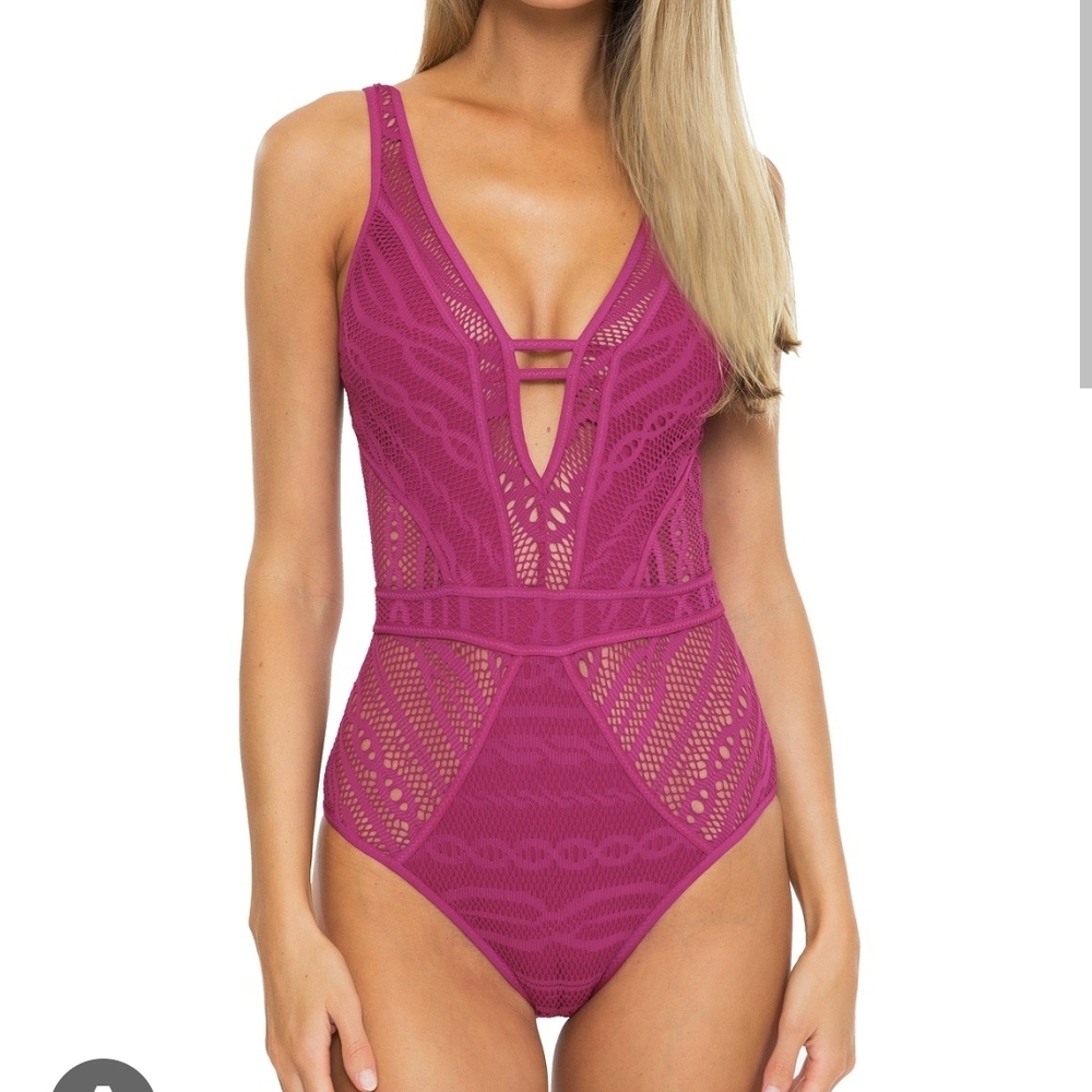 Pink Becca Cutout One-Piece